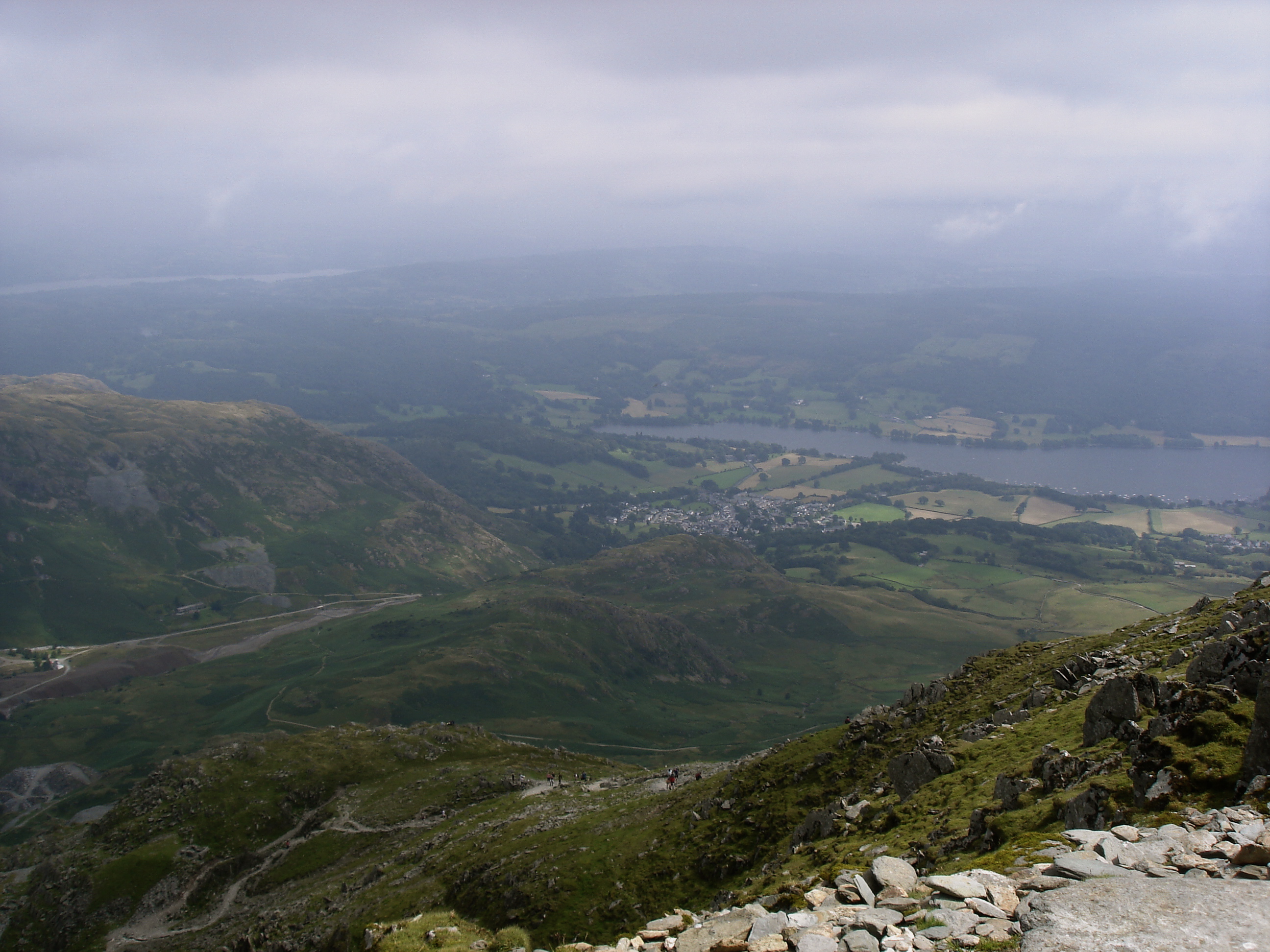 Coniston from the top