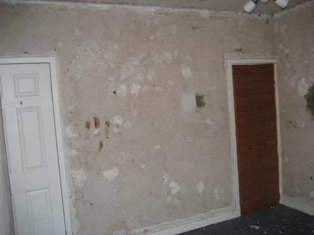 Checkpoint of wall condition before plastering - door wall