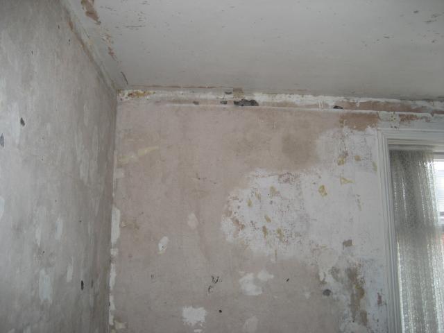 Checkpoint of wall condition before plastering - window wall
