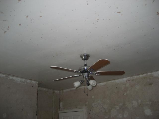 Checkpoint of wall condition before plastering - ceiling