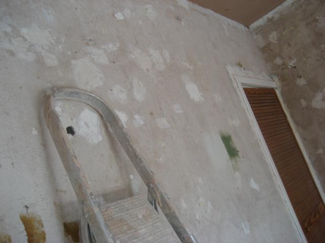 Plastering Day 1 - door wall prep