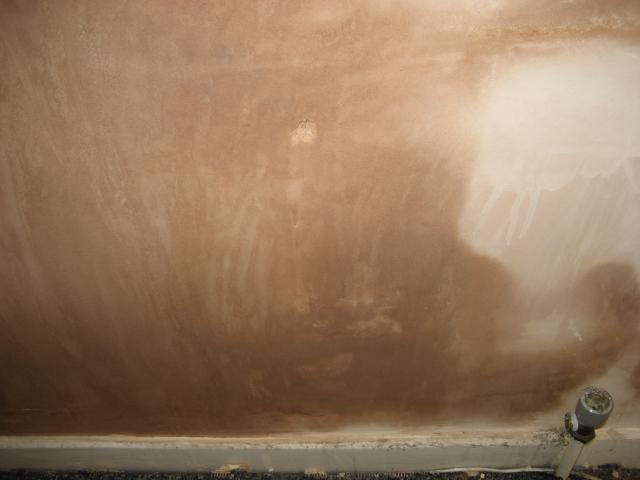 Plastering Day 2 - window wall done (with divot, damn you)