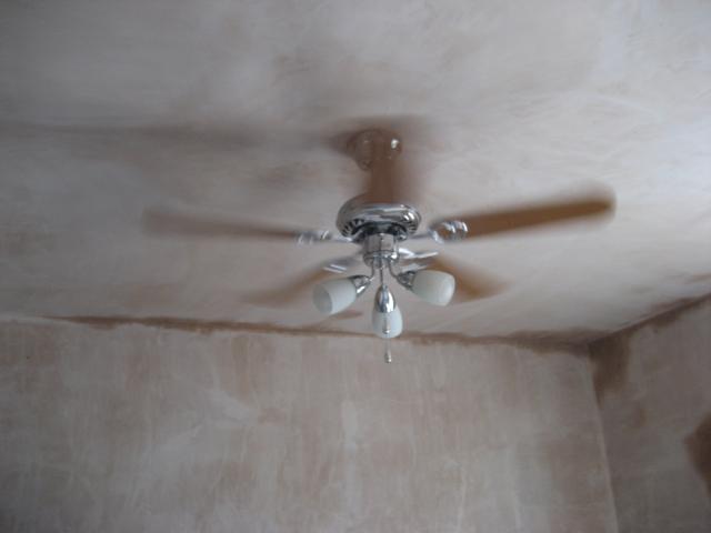 Ceiling fan reattached